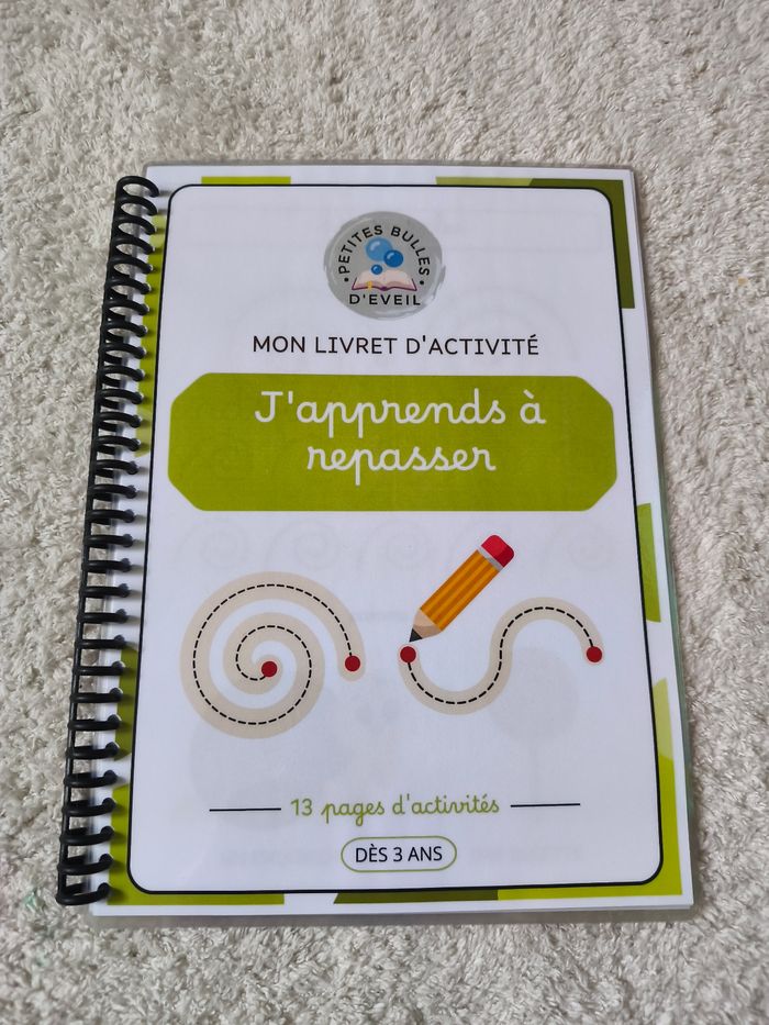 Livret d'activité, j'apprends a tracer