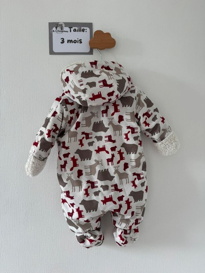 Combinaison pilote hiver - taille 3 mois 🌼 - photo numéro 3