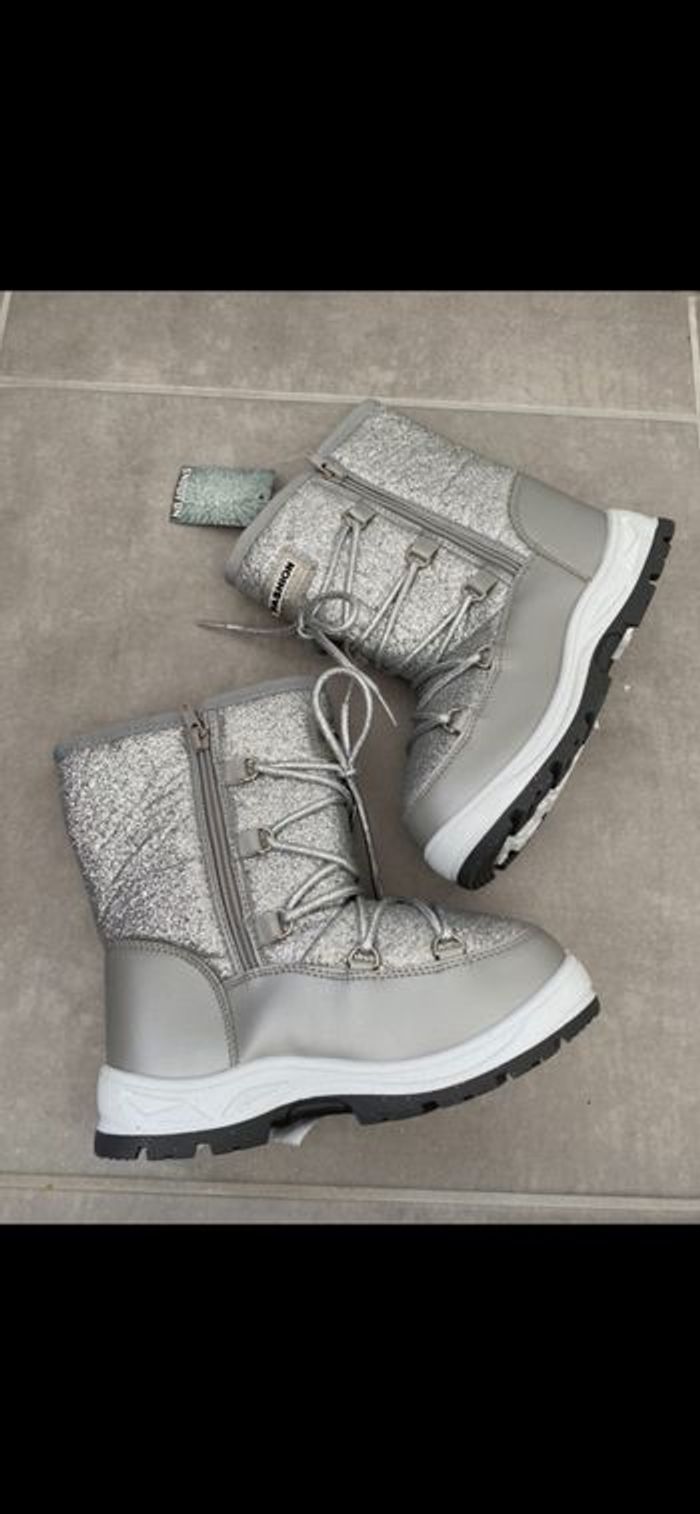 Bottes fourrées hiver taille 34 - photo numéro 5