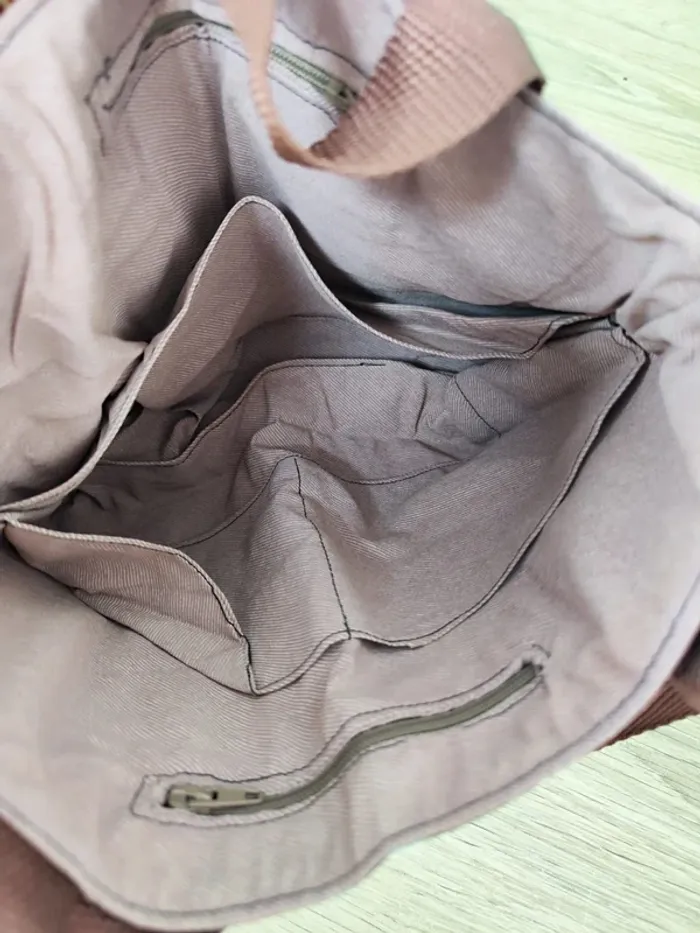 Petit sac à main multicolore, très bon état, 28x20cm - photo numéro 3