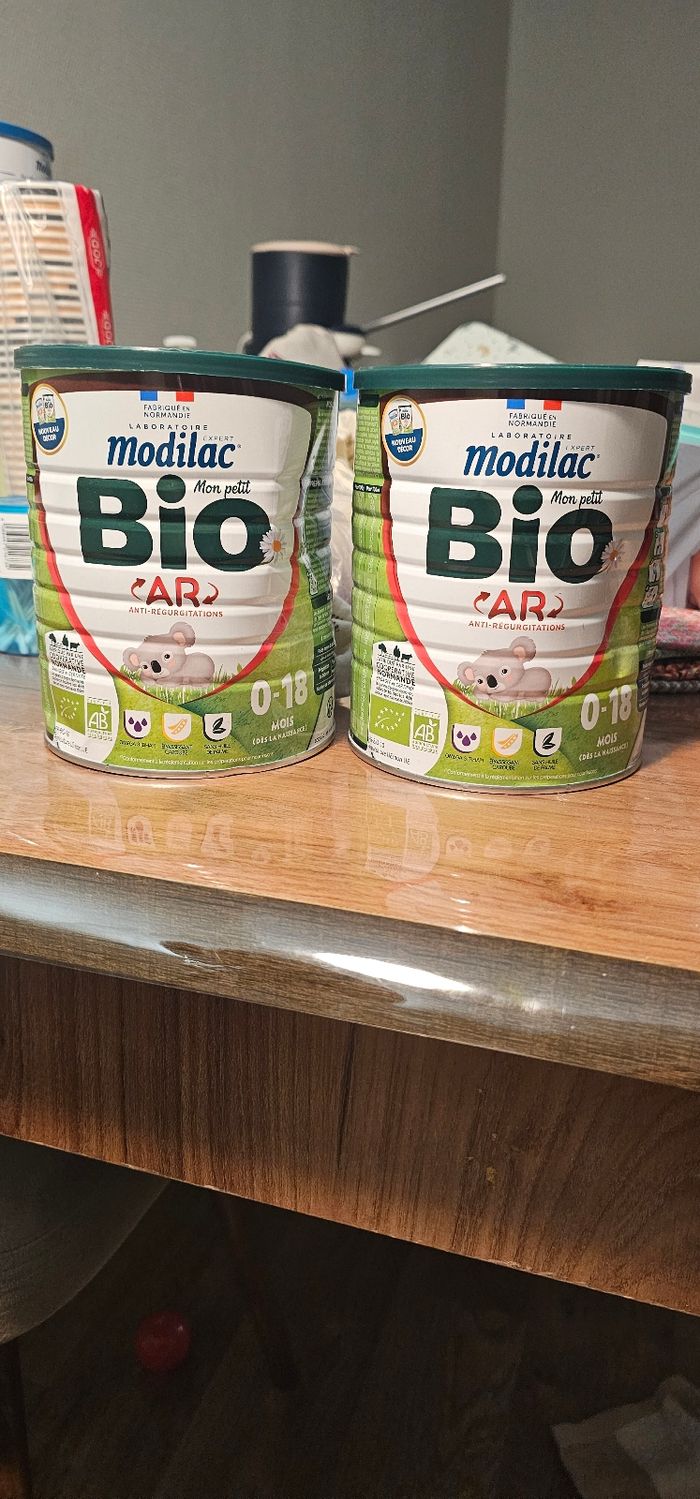 2 boite lait modilac bio ar 0-18 mois - photo numéro 4