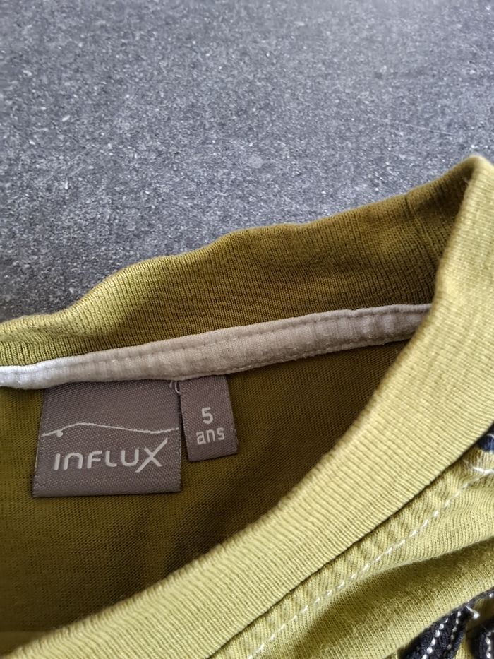Tee-shirt manches longues 5 ans Influx, Très bon état - photo numéro 4