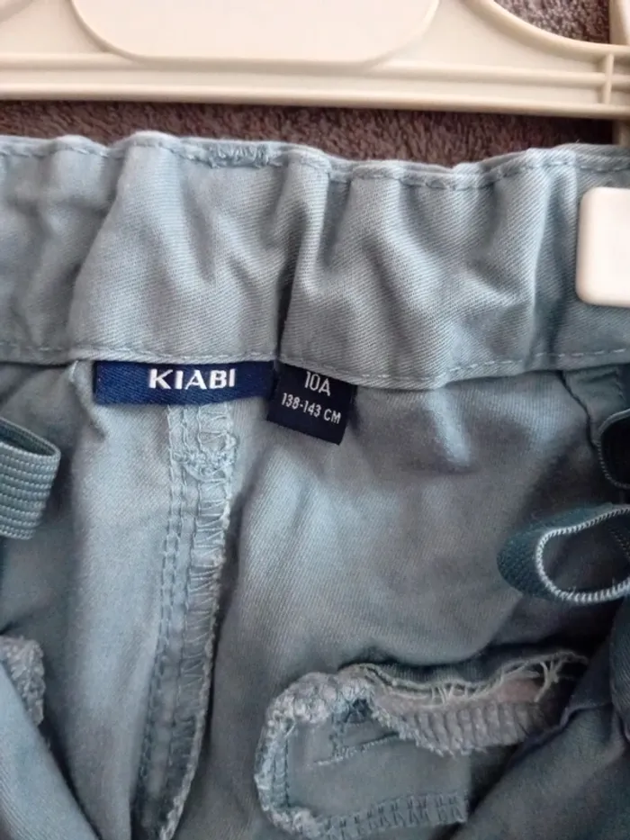 Pantalon droit gris bleuté . - photo numéro 4