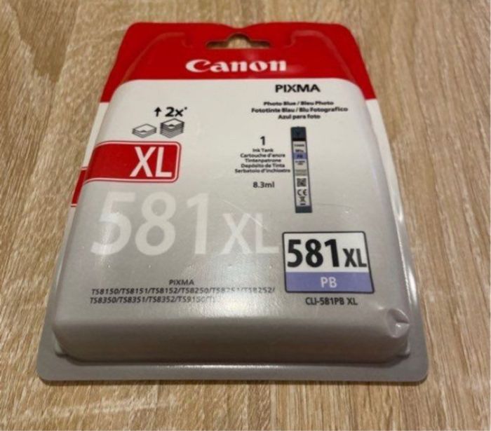 Cartouche d’encre canon 581 xl pb