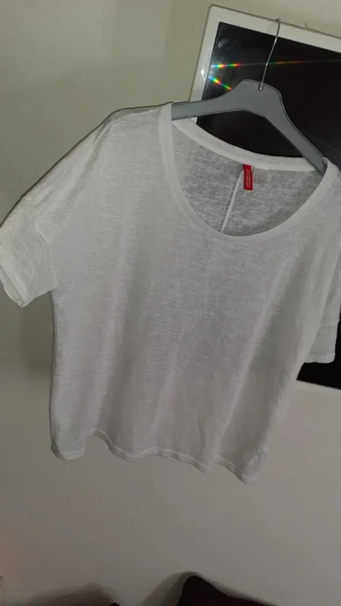 Tshirt oversize blanc - photo numéro 2
