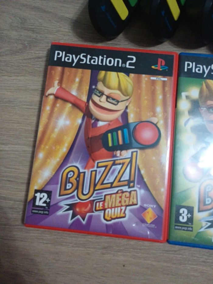 Lot Jeux Buzz + Buzzer Playstation 2 (PS2) - photo numéro 2