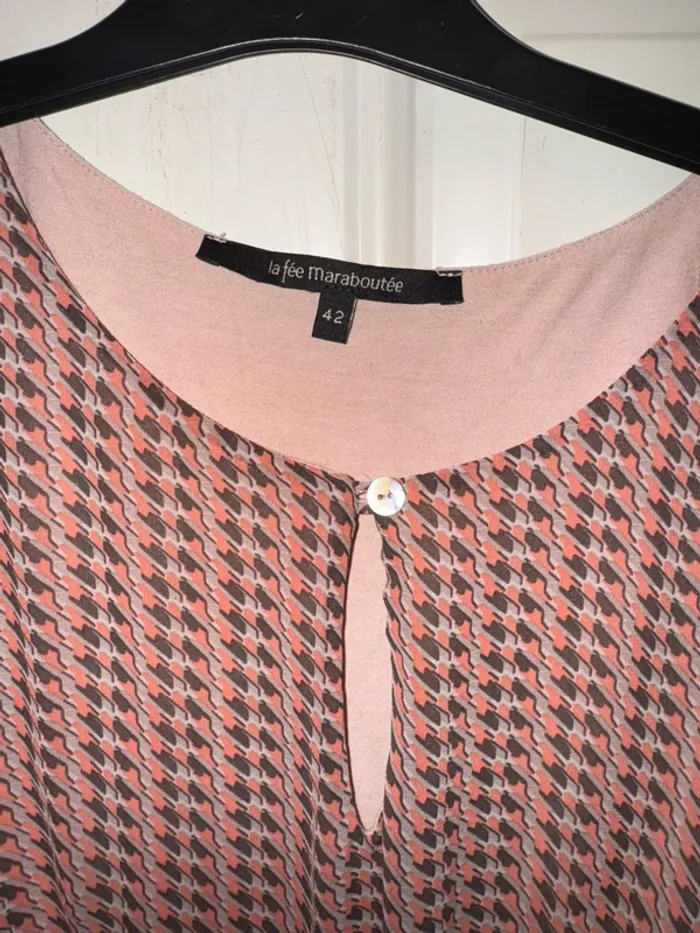 Robe manches courtes taille 42 Marque La Fée Maraboutée - photo numéro 3