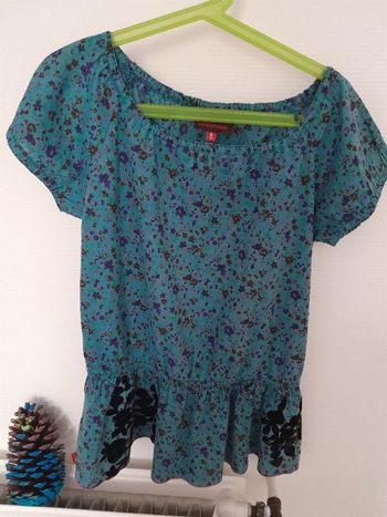 Blouse turquoise catimini