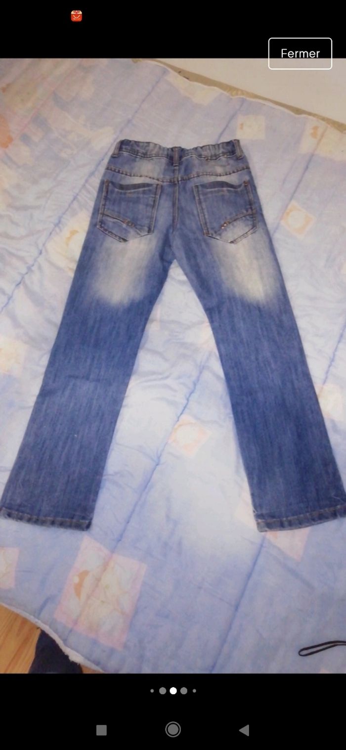 Jeans garçon taille 10 ans - photo numéro 2
