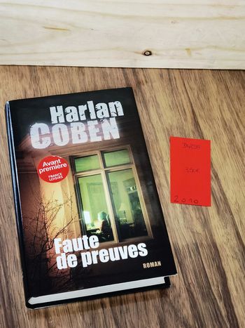 D4298 - livre "Faute de preuves" d'Harlen Coben