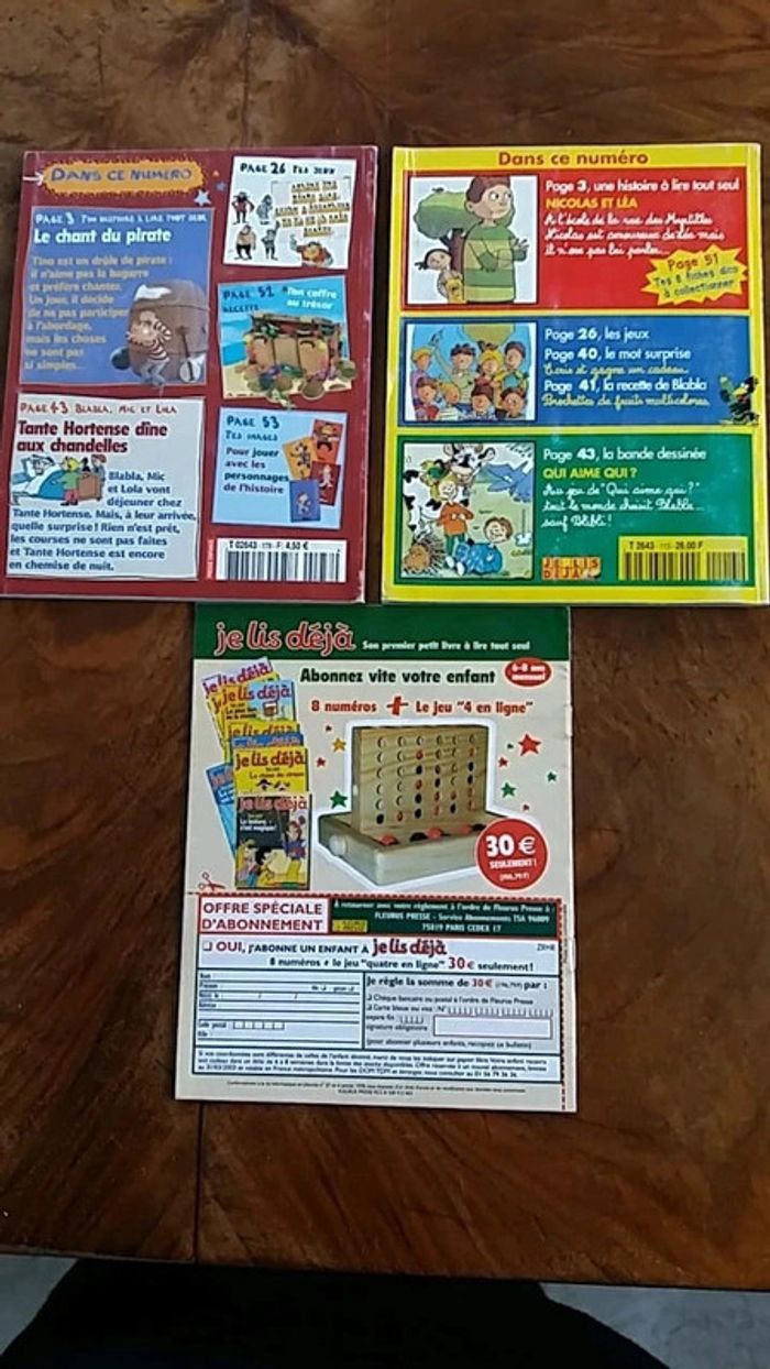 Lot de 2 livres je lis déjà - photo numéro 2