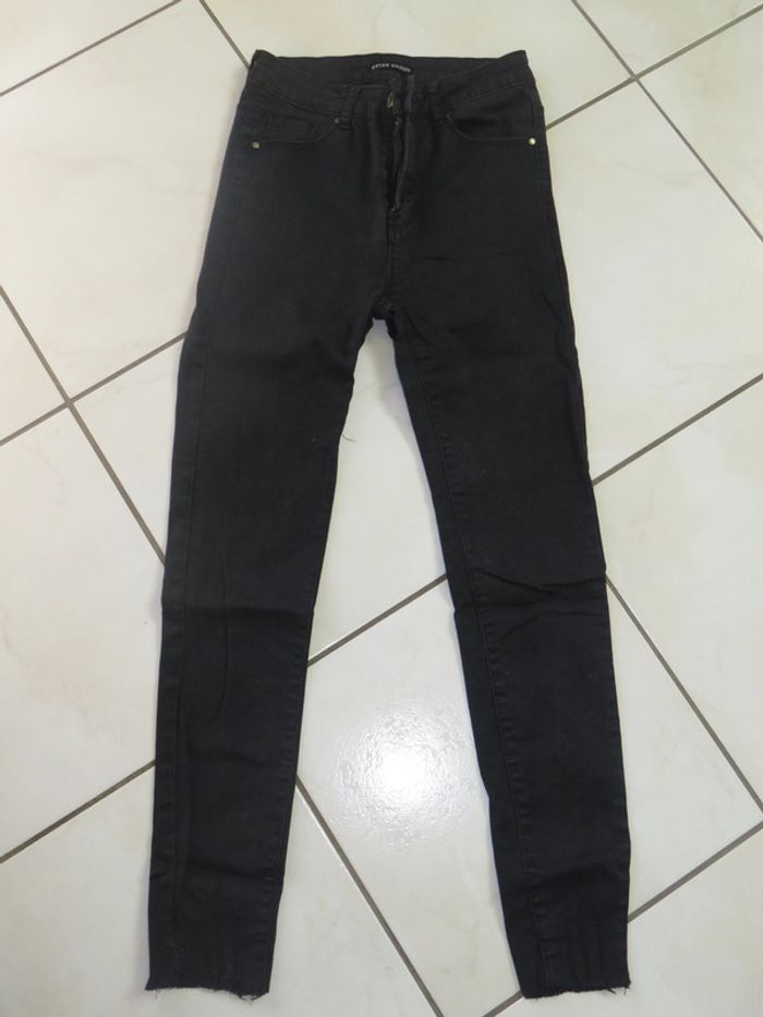jean skinny noir taille 36 - photo numéro 3
