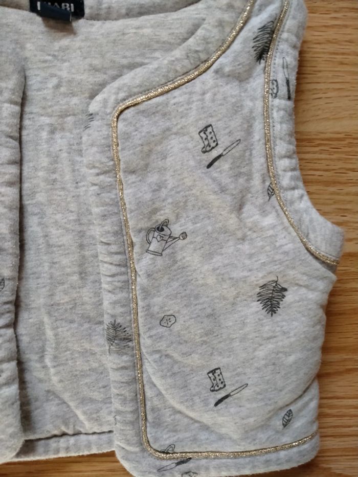 Veston gris. Filles. Kiabi. Taille 4 ans - photo numéro 4