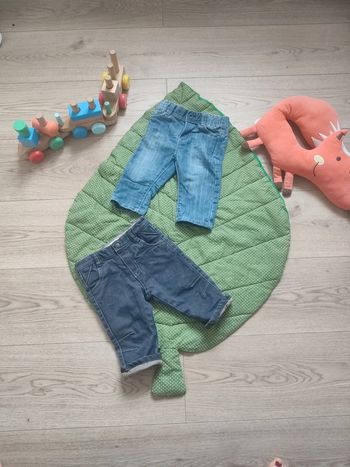 2 pantalons obaïbi 6 mois