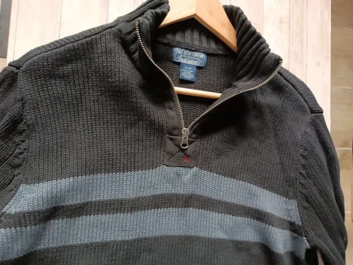 Pull zippé Ralph Lauren taille M - photo numéro 7