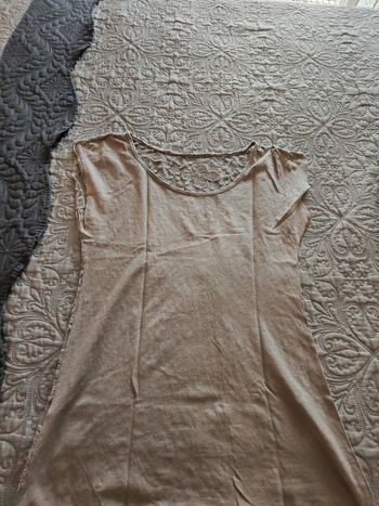 Tee shirt dos dentelle