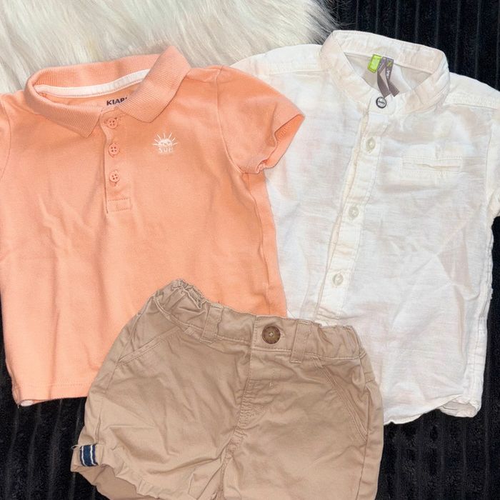 Ensemble polo + chemise + short - photo numéro 2