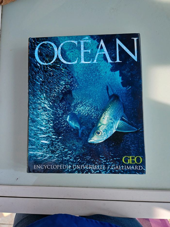Livre très grand format sur l ocean