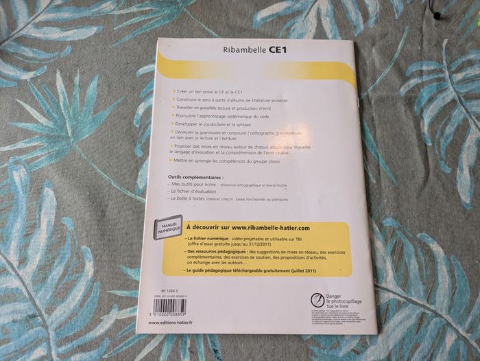 Guide pédagogique français CE1 - photo numéro 2