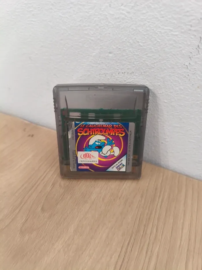 Jeu Nintendo Game Boy color les Schtroumpfs