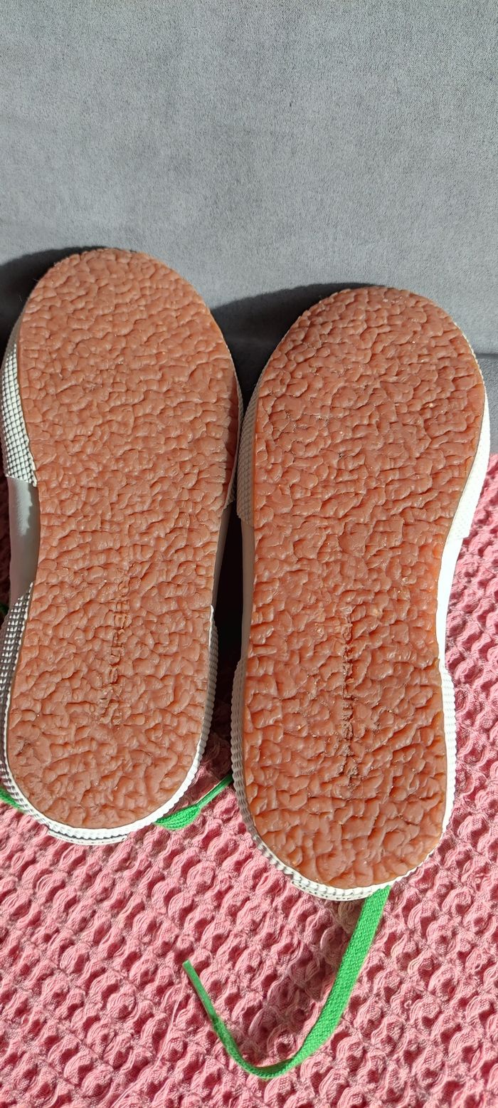 Basket Superga  verte - photo numéro 7