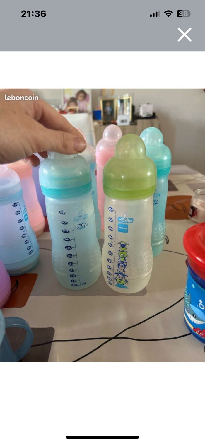 Mot de 15 biberons doduedoszur de lait -+boitte - photo numéro 4