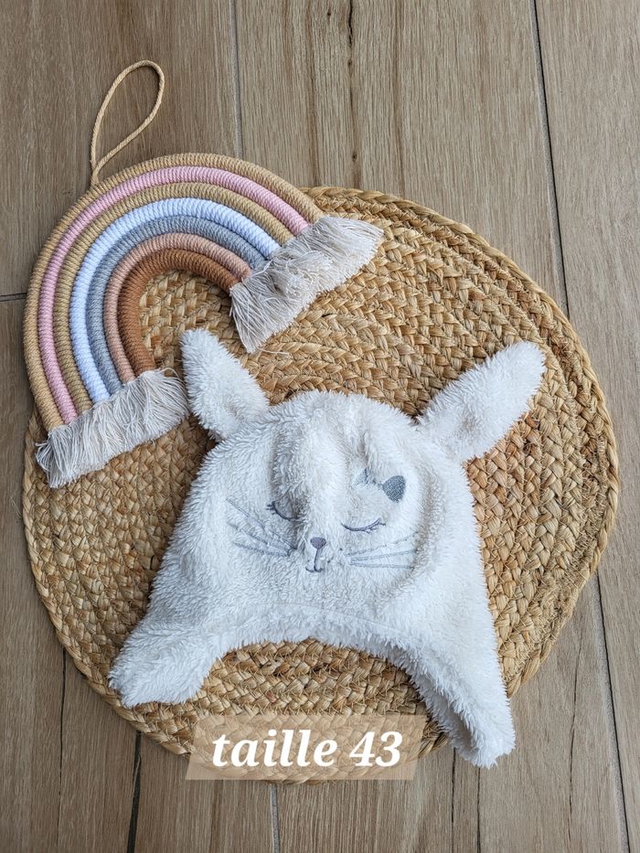 🧸Lot de 3 bonnets taille 47 grain de blé, 6/12 mois obaibi et 43 kiabi - photo numéro 2