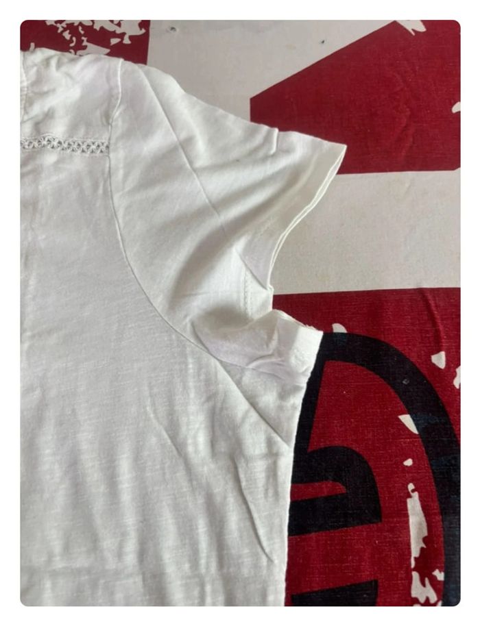 T-shirt motif briderie next taille 44 XL/XXL - photo numéro 4