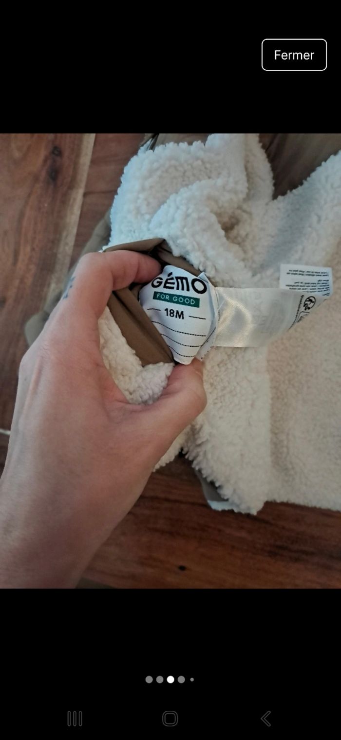 Manteau réversible 18mois - photo numéro 3