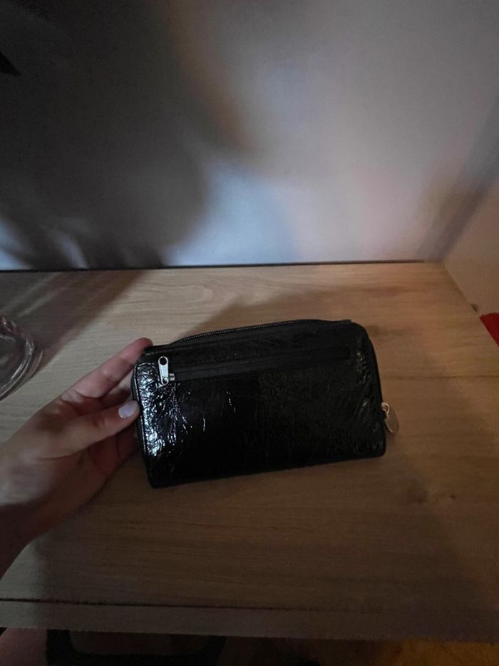 Porte feuille noir vernis - photo numéro 3