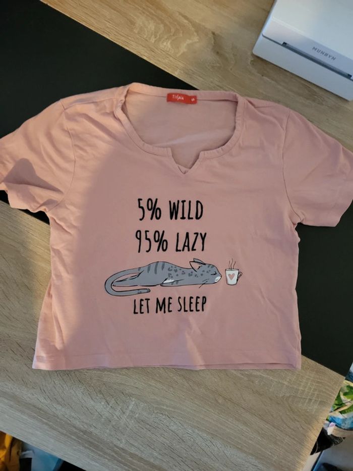 T-shirt rose