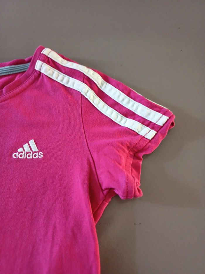 Tee shirt Adidas fushia - photo numéro 3