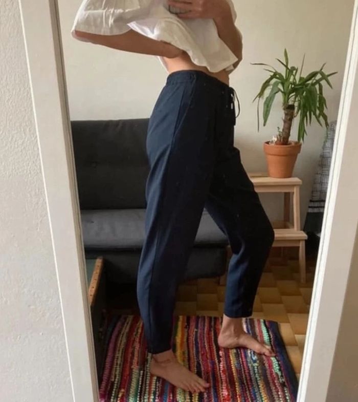 Pantalon marine Zara - photo numéro 6