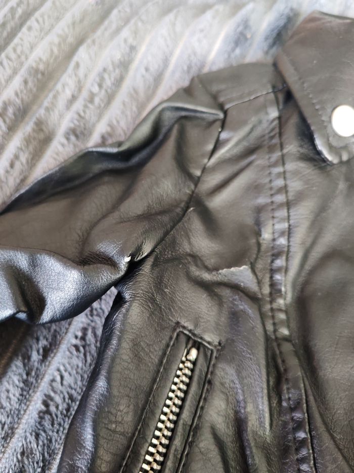 Veste en simili cuir - photo numéro 2