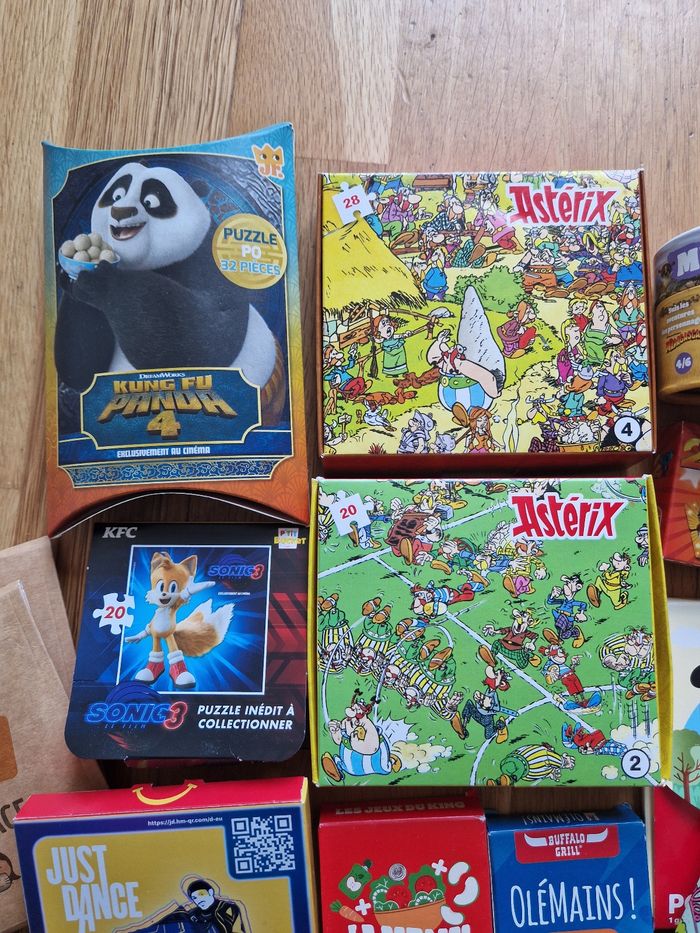 Lot petits jeux fast food - photo numéro 3