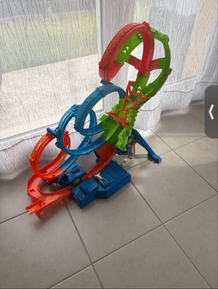 Pista Hot Wheels Action Collision con 4 loopings HXR70 MATTEL - photo numéro 2