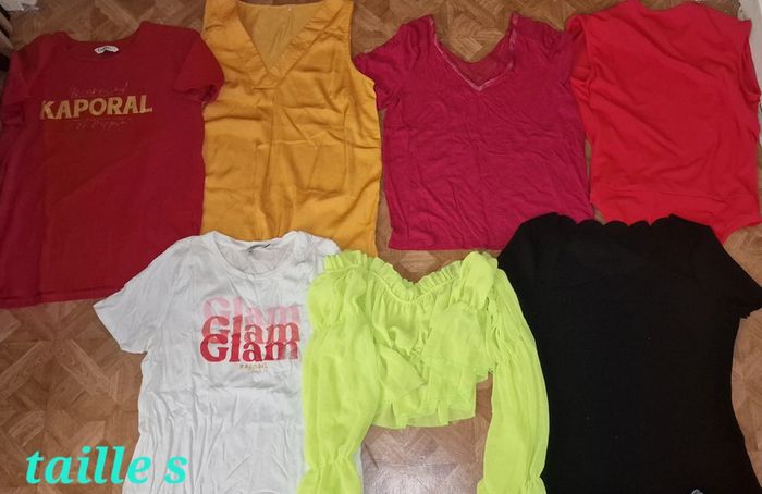 Lot 6maillot 1bodie taille s