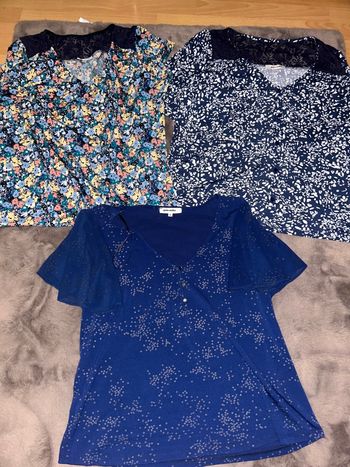 Lot de 3 hauts  manche courte