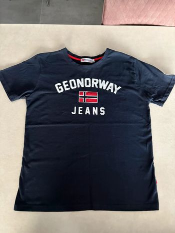 T-shirt Geographical Norway bleu marine taille XXL en parfait état
