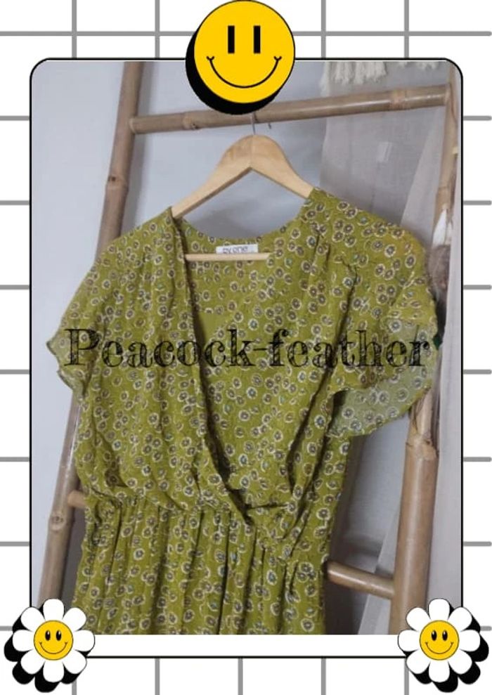 Robe verte 40/42 by one - photo numéro 2