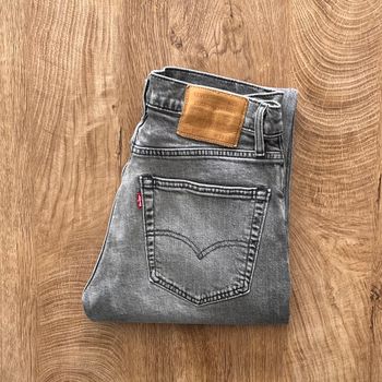 Jean/pantalon gris Levi's 511 slim, homme, taille : W 30 L 32 (40 taille française)