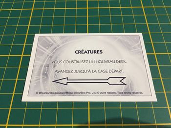 Carte créatures Vous construisez un nouveau deck Monopoly Duel Masters Hasbro Parker Wizards #A64