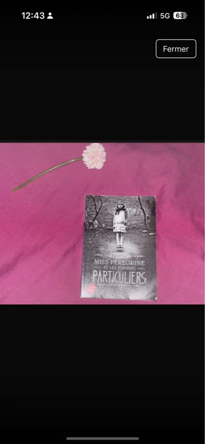 Miss peregrine et les enfants particuliers
