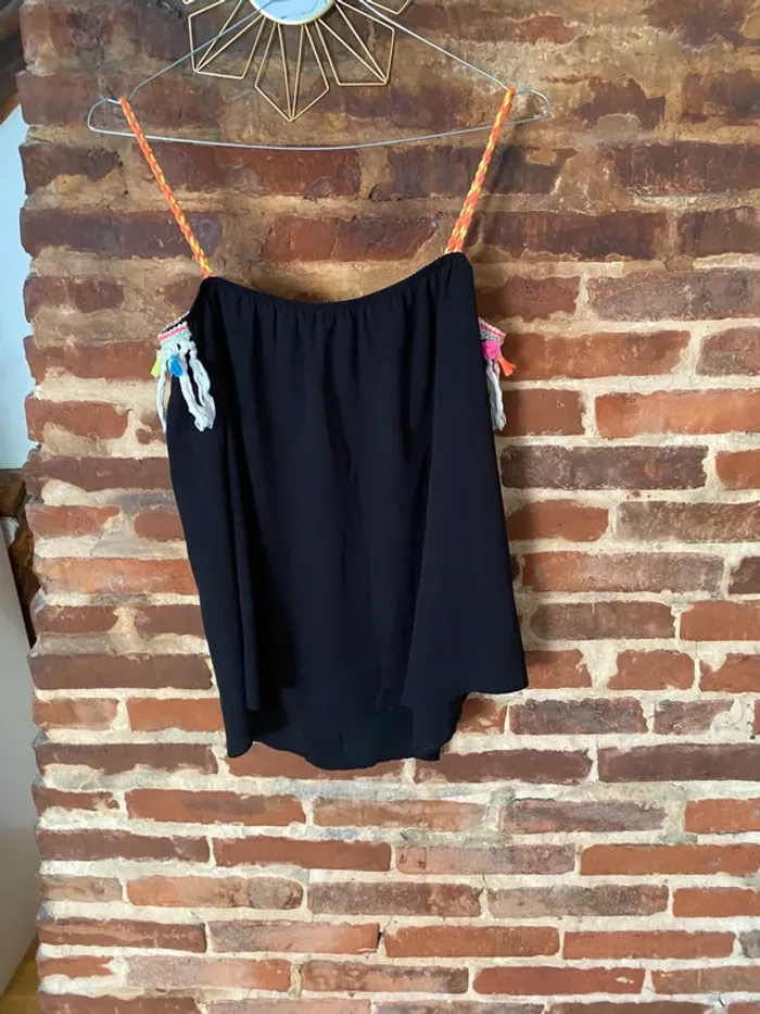 Haut bohème à pompons - photo numéro 5