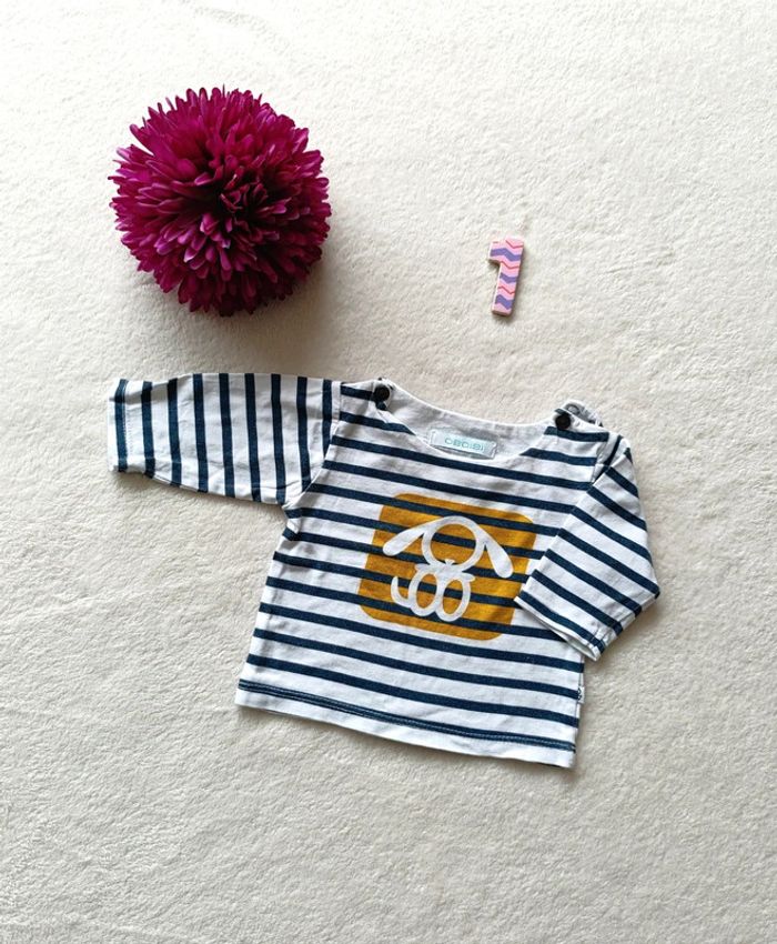 T-shirt rayé Obaibi 1M