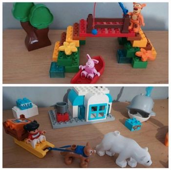 Lot lego duplo "Winnie l'ourson" et "les animaux de l'Arctique"