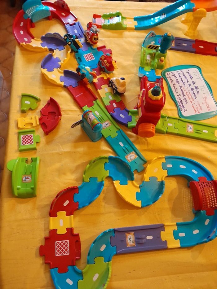 Énorme Lot / ensemble de Tut Tut Bolide Vtech Avec 5 Bolides - photo numéro 18