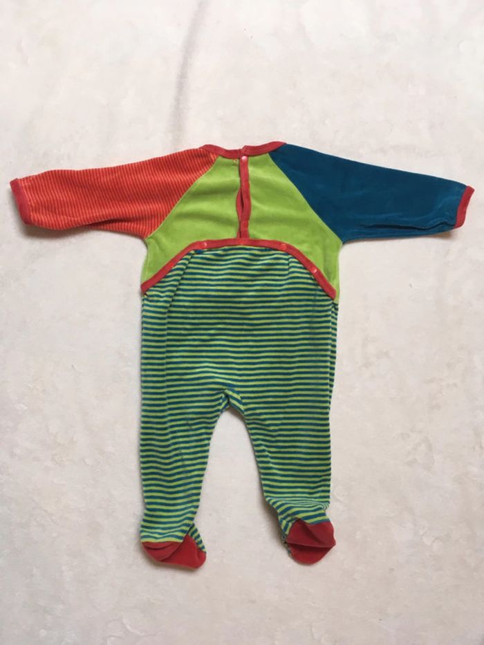 Pyjama velours 6 mois - photo numéro 3