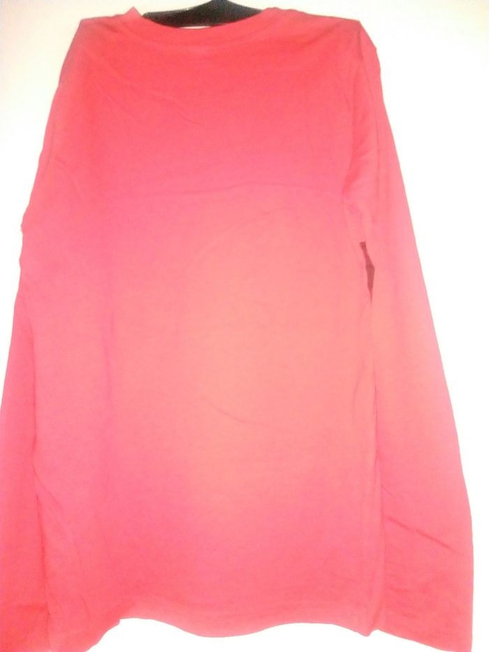T-shirt manche longue rouge - photo numéro 3