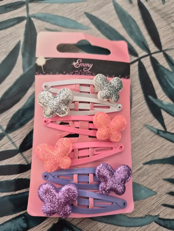 Barrettes papillons